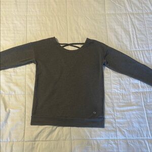 Gap Fit XS Gray Long Sleeve Top